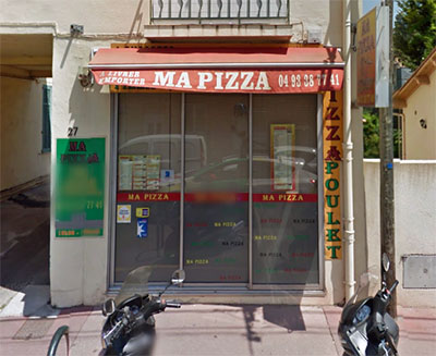 Ma pizza facade