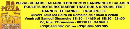 Bandeau MA PIZZA CANNES Le Cannet 770x180