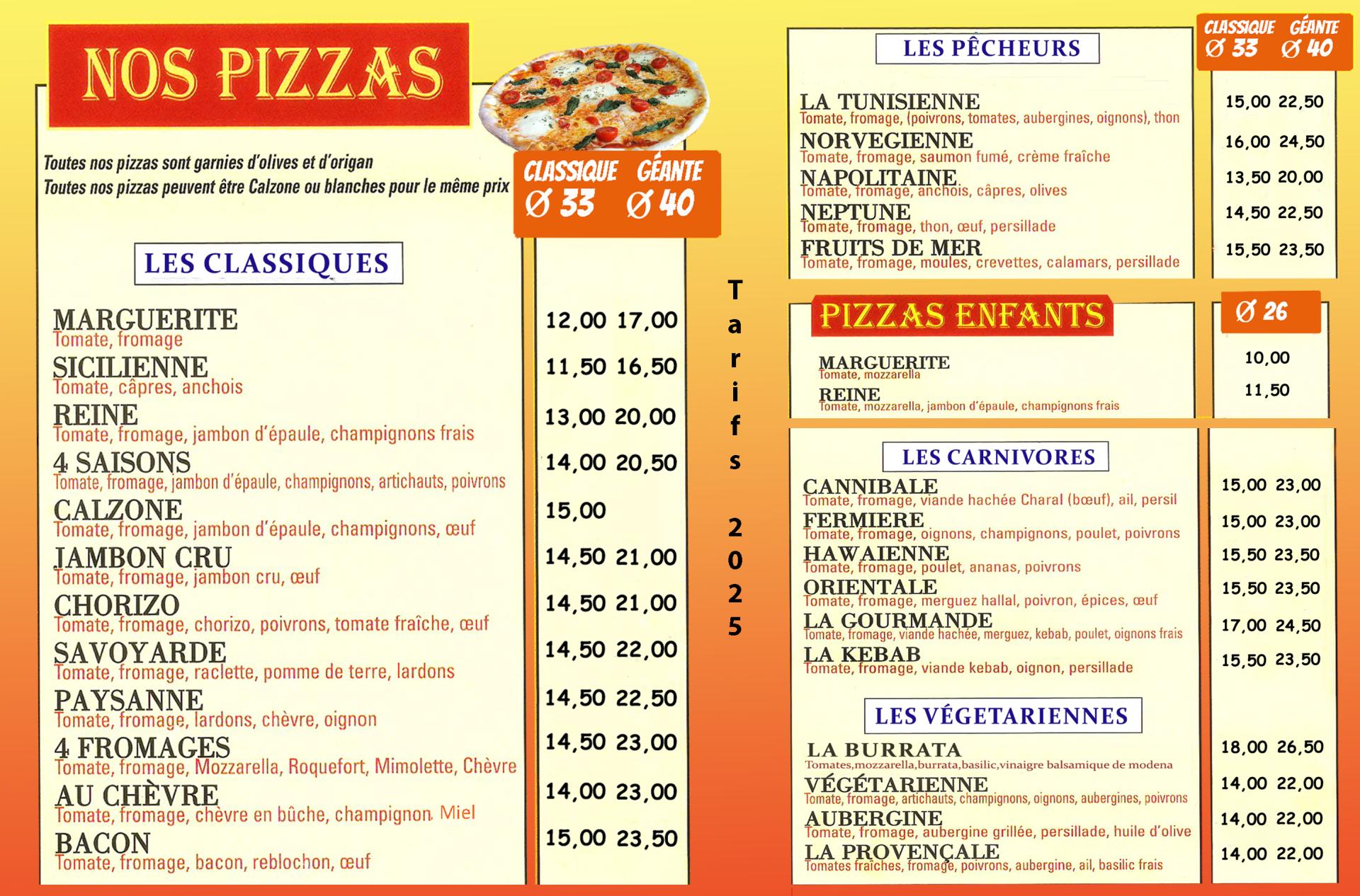 Page pizzas site 2025
